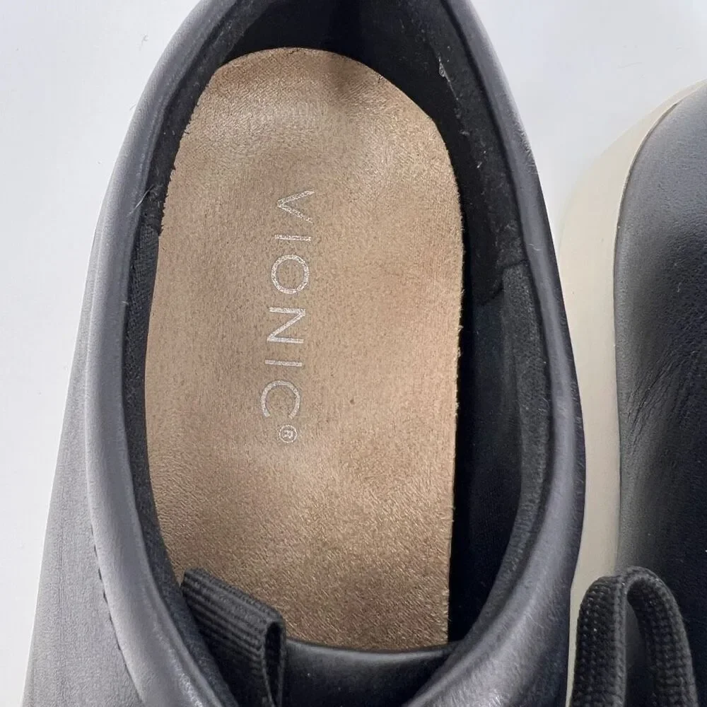 VIONIC‎ Women’s 8 Comfort Shoes Paisley Black Leather